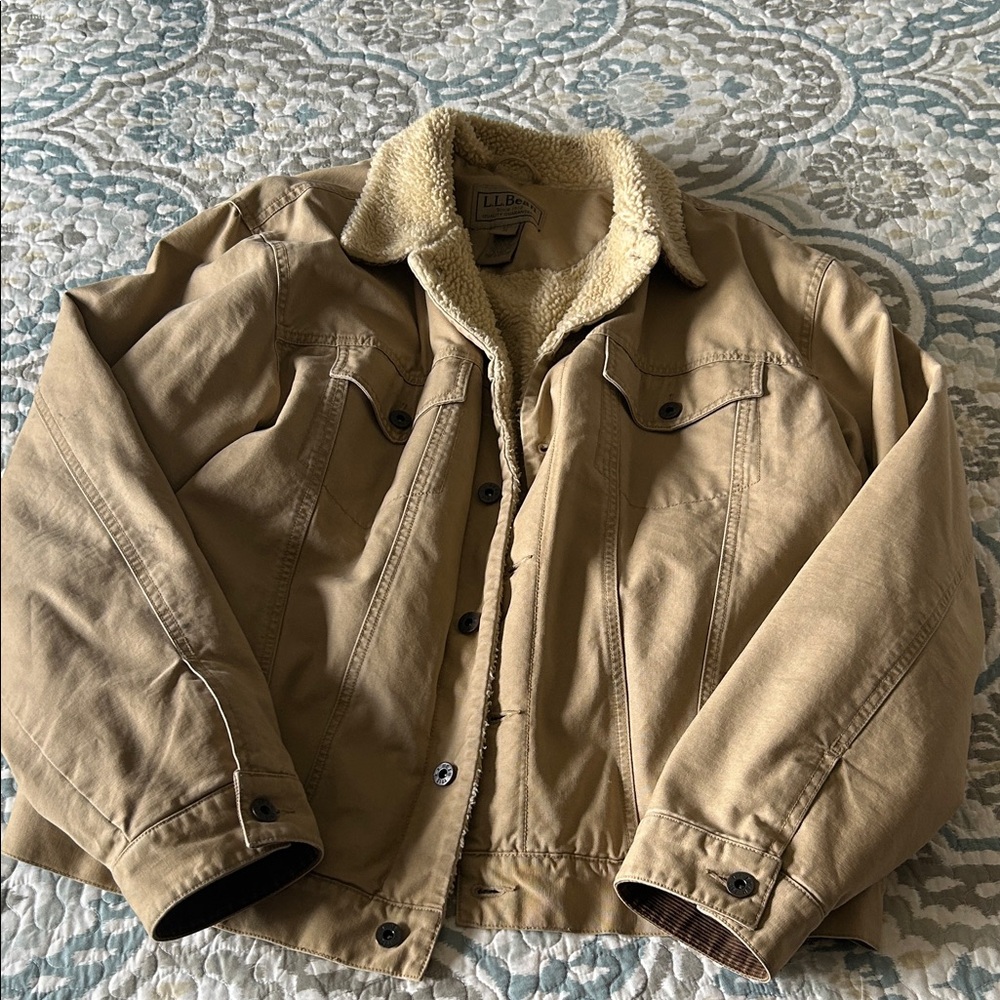 L.L. Bean Men's Brown Shirt Jacket